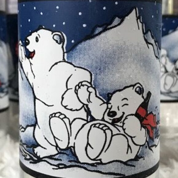 NWOT Set of 6 Vintage Coca-Cola 'Cubs and Seal' Decorated 16oz Glasses Set - Picture 5 of 16